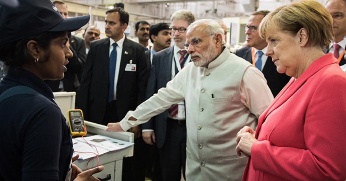 Self Photos / Files - Merkel and Modi by German Federal Government 2015