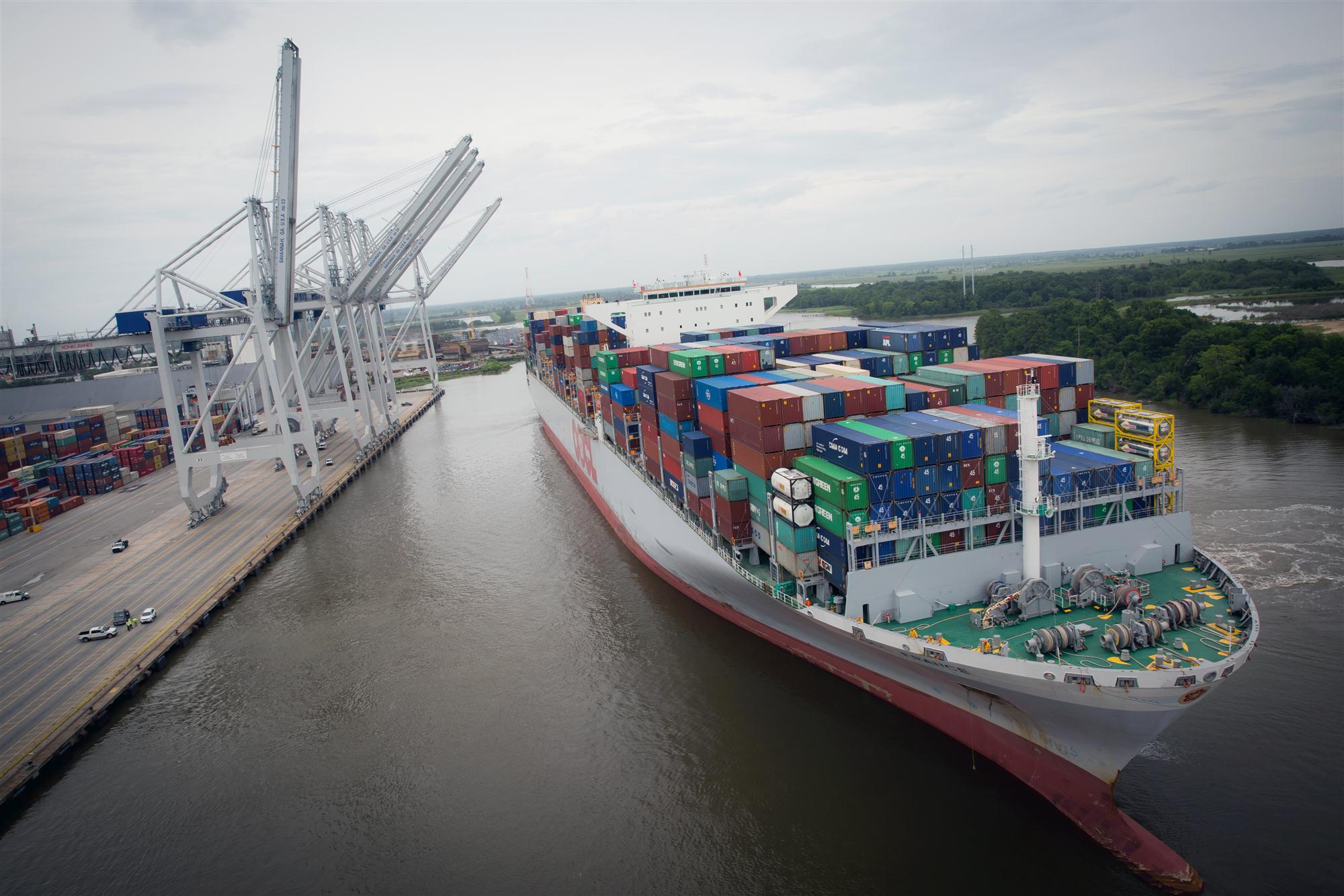 Self Photos / Files - OOCL France Port of Savannah by GPA