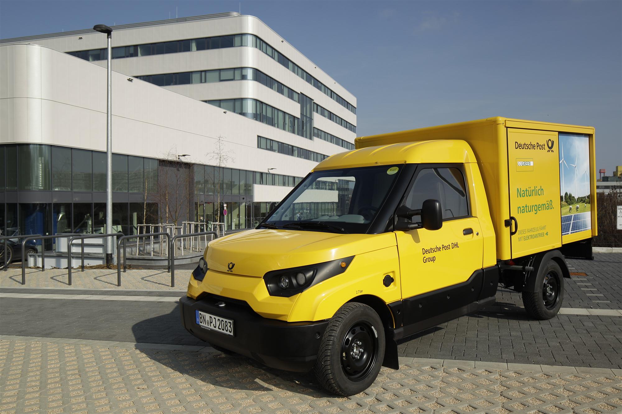 Self Photos / Files - DHL StreetScooter electric vehicle used for the delivery of mail and parcels