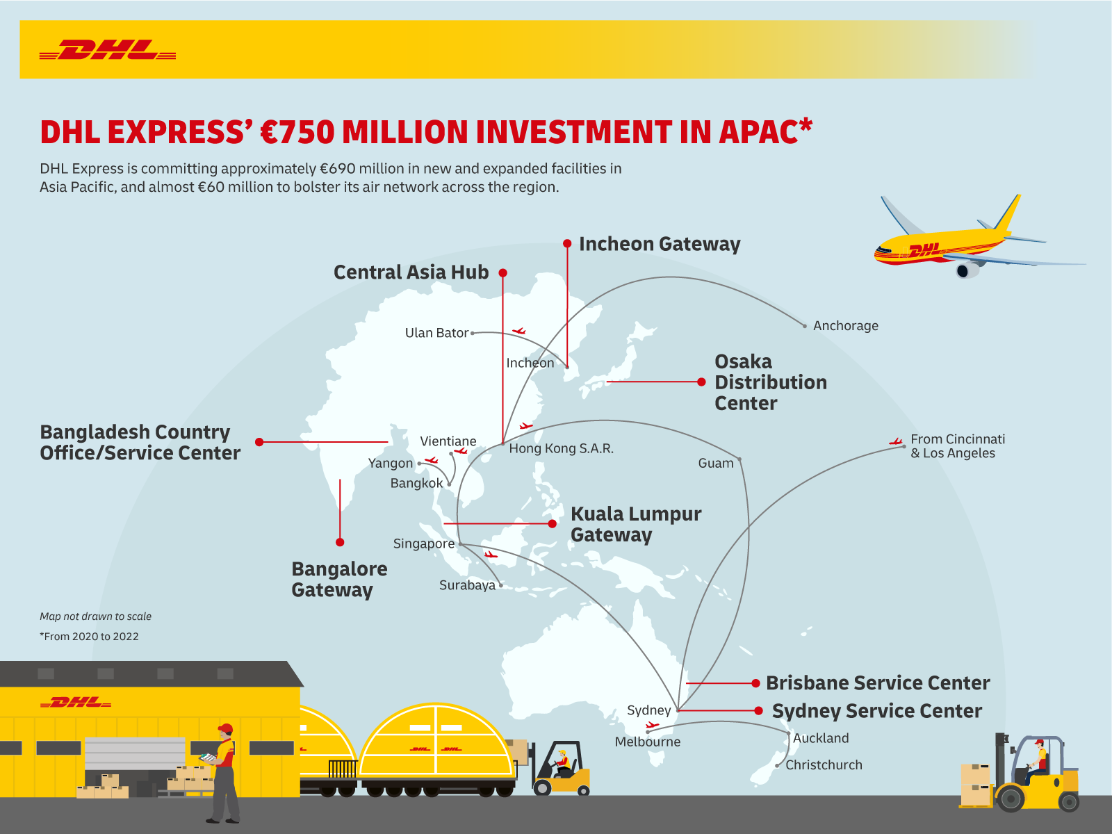 Self Photos / Files - Infographic - DHL Express invests EUR750m in Asia Pacific