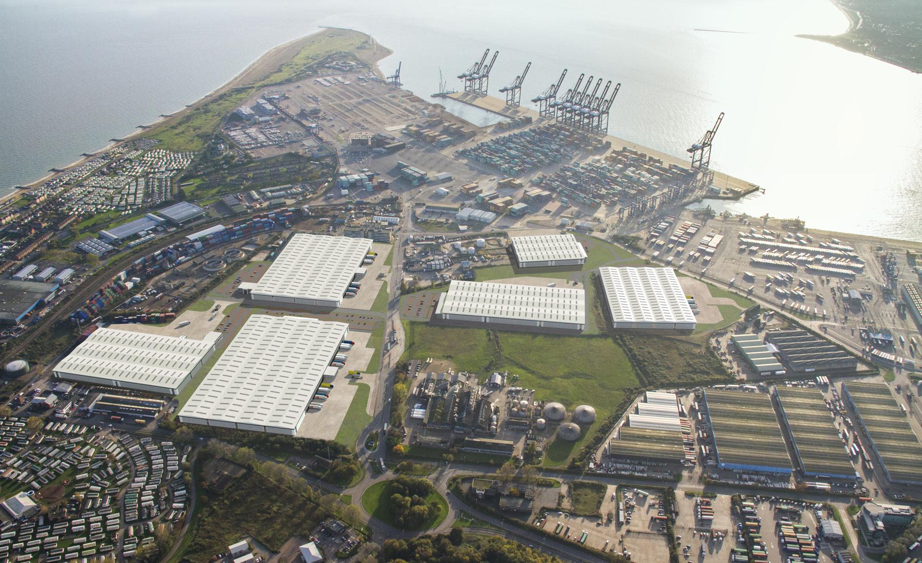 Self Photos / Files - Planned new Felixstowe Logistics Park.CGI